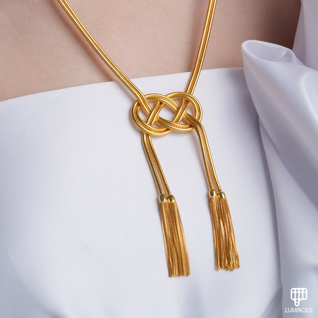 KNOT NEKLACE HORIZONTAL
